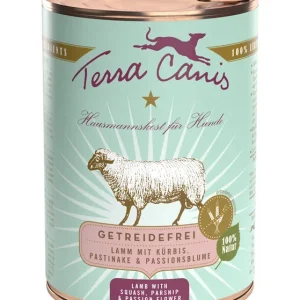 Sparpaket 6 x 400 g Terra Canis Getreidefrei Lamm mit Kürbis, Pastinake & Passionsblume Hunde Nassfutter Preiswert